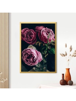 Pembe Şakayık 6 Çerçeve ve Poster - B1180