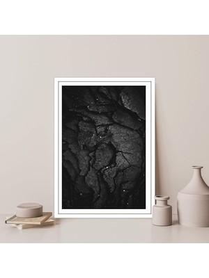 Kömür Dokusu 1 Çerçeve ve Poster - DK1013