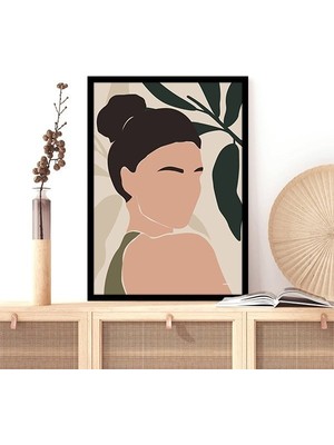 Bitkiler ve Kadın 1 Çerçeve ve Poster - IL1084
