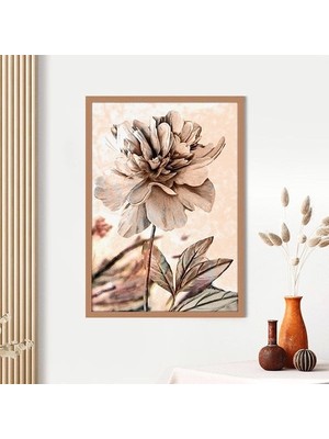 Bej Lotus 2 Çerçeve ve Poster - B1085