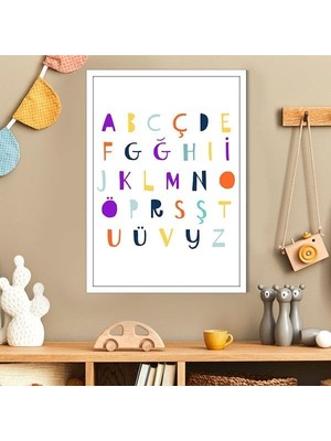 Alfabe 1 Çerçeve ve Poster - HA1036