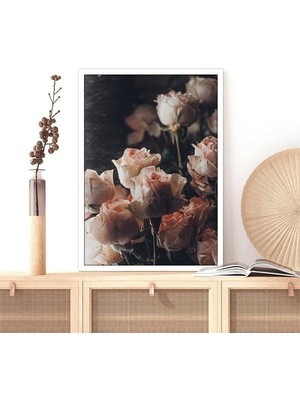 Pembe Güller 5 Çerçeve ve Poster - B1146