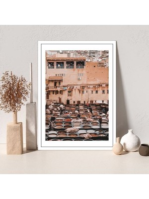 Fas Deri Tabakhanaleri 1 Çerçeve ve Poster -  M1034