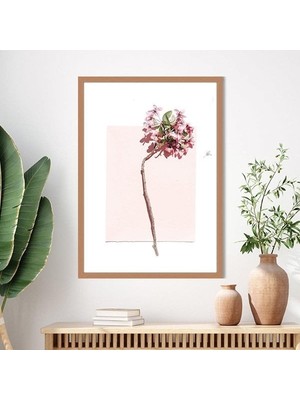 Pembe Ortanca 2 Çerçeve ve Poster - B1202