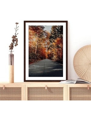 Turuncu Orman 1 Çerçeve ve Poster - B1184