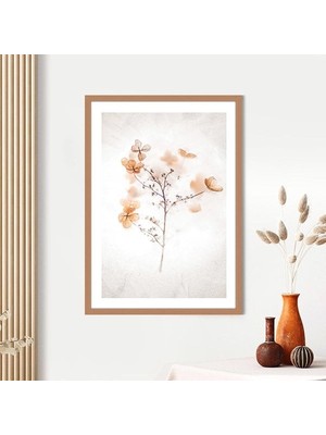 Turuncu Ortanca 1 Çerçeve ve Poster - B1181