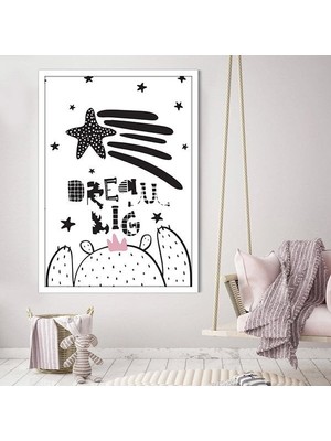 Dream Big Çerçeve ve Poster - HA1109