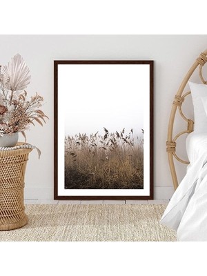 Kahverengi Otlar 2 Çerçeve ve Poster - B1107
