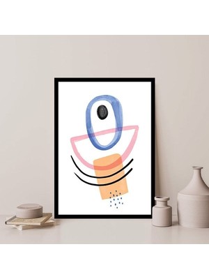 Renkli Geometrik Desenler 1 Çerçeve ve Poster  - IL1063
