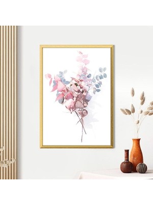 Pembe Bitkiler 5 Çerçeve ve Poster - B1162