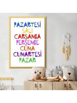 Günler 1 Çerçeve ve Poster - HA1043