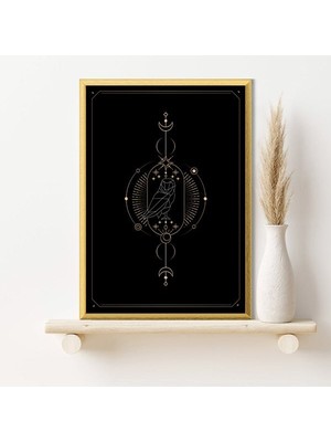 Gökyüzü Detaylı Geometrik Desenler 3 Çerçeve ve Poster - IL1113