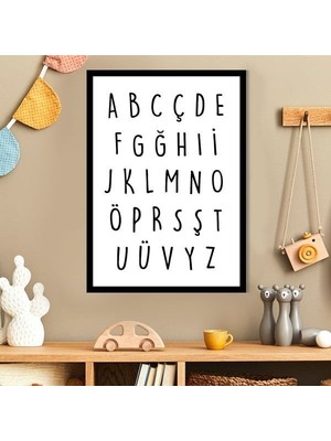 Alfabe 2 Çerçeve ve Poster - HA1037