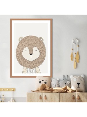 Aslan 4 Çerçeve ve Poster - HA1089