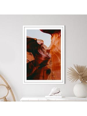 Turuncu Kayalar Çerçeve ve Poster - DO1031