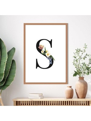 Kişiye Özel Harf 3 Çerçeve ve Poster - HRF1004