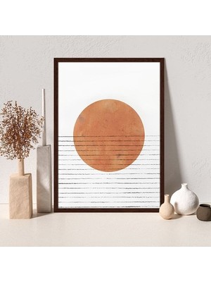 Turuncu Yuvarlaklar 2 Çerçeve ve Poster - C1202