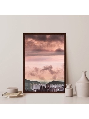 Gün Batımında Binalar 2 Çerçeve ve Poster - DO1028