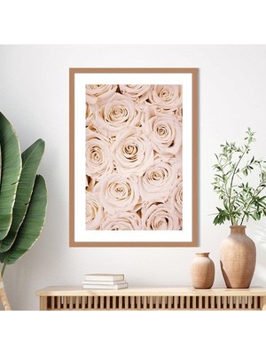 Pembe Güller 1 Çerçeve ve Poster - B1079