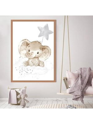 Uykucu Fil 1 Çerçeve ve Poster - HA1104