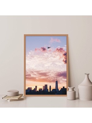 Gün Batımında Binalar 1 Çerçeve ve Poster - DO1027