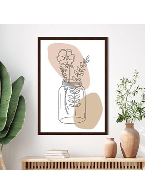 Vazoda Çiçekler 3 Çerçeve ve Poster - C1238