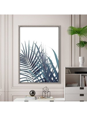 Turkuaz Palmiye 1 Çerçeve ve Poster - B1205