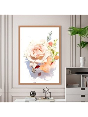 Yavru Ağzı Gül 2 Çerçeve ve Poster - B1209