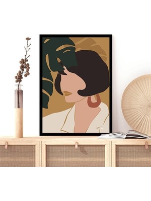 Bitkiler ve Kadın 2 Çerçeve ve Poster - IL1085