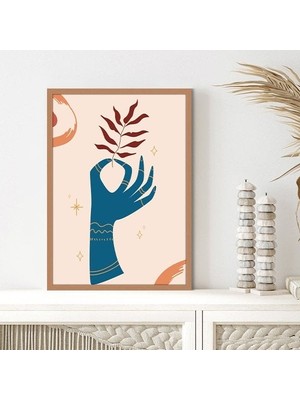 Turkuaz El 1 Çerçeve ve Poster - C1097