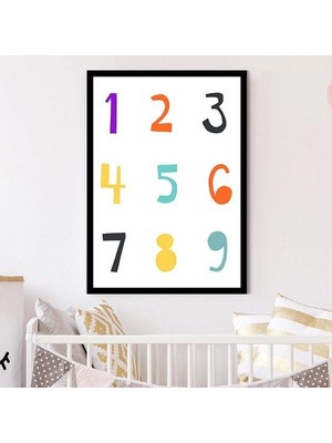 Sayılar 1 Çerçeve ve Poster - HA1038