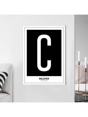 Kişiye Özel Harf 7 Çerçeve ve Poster - HRF1008