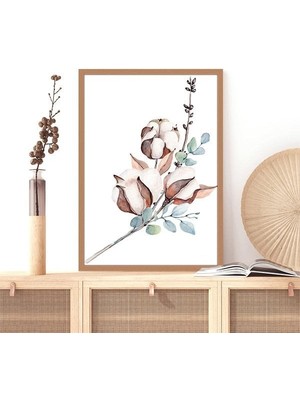 Pamuk Dalları 4 Çerçeve ve Poster - B1227