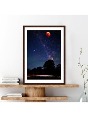 Gece Gökyüzü 2 Çerçeve ve Poster - DO1086