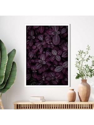 Mor Yapraklar 1 Çerçeve ve Poster - B1132