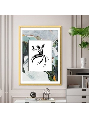 Mevlana 2 Çerçeve ve Poster - DN1040