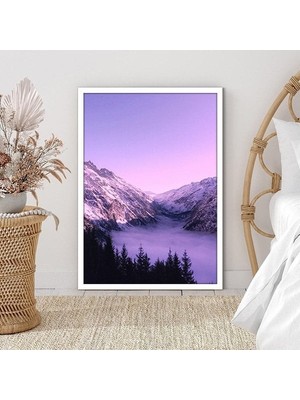 Mor Orman 1 Çerçeve ve Poster - DO1076