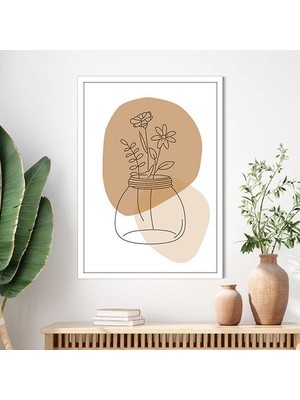 Vazoda Çiçekler 2 Çerçeve ve Poster - C1237