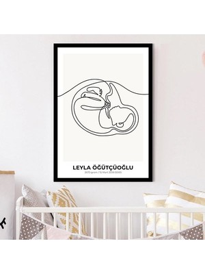 Bebek Çizim 3 Çerçeve ve Poster - HA1116