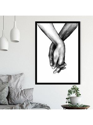 Tutuşan Eller 2 Çerçeve ve Poster - SB1071