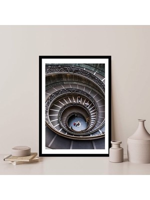 Merdiven Boşluğu 3 Çerçeve ve Poster -  M1053