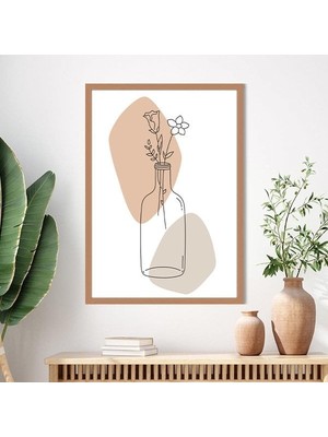 Vazoda Çiçekler 1 Çerçeve ve Poster - C1236