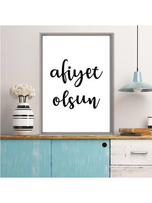 Afiyet Olsun 1 Çerçeve ve Poster - MT1035