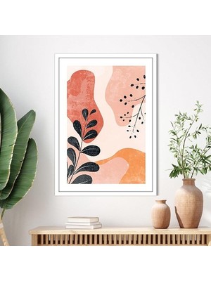 Sulu Boya Dokusu Bitki 2 Çerçeve ve Poster - IL1098