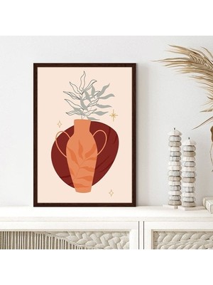 Vazoda Çiçekler 4 Çerçeve ve Poster - C1095