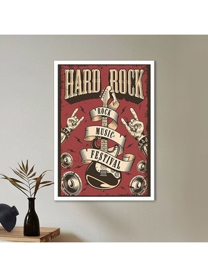 Hard Rock Çerçeve ve Poster - TP1055