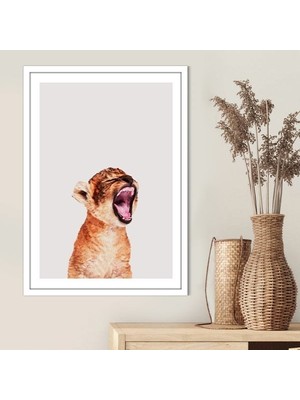 Yavru Kaplan 2 Çerçeve ve Poster - H1022