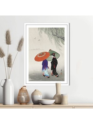 Şemsiyeli Kadınlar 1 Çerçeve ve Poster - SNT1045