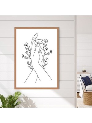 Tutuşan Eller 2 Çerçeve ve Poster - C1277