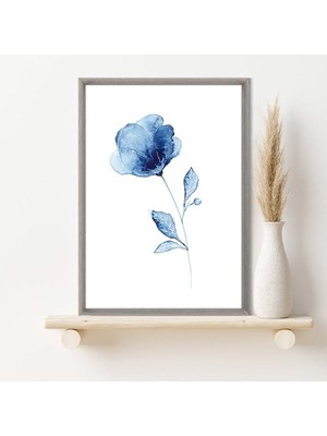 Mavi Gül 1 Çerçeve ve Poster  - IL1035